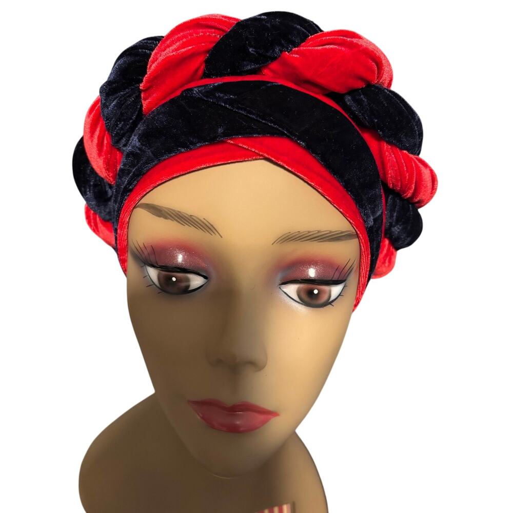 Elegant Women Turban, Chic Fashion Headwrap, Luxury Evening Accessory